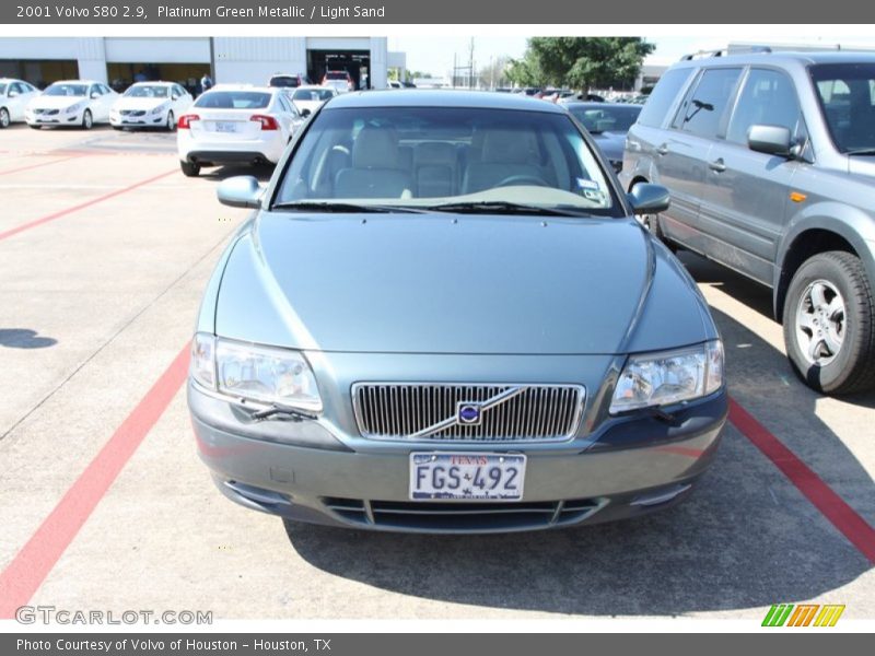 Platinum Green Metallic / Light Sand 2001 Volvo S80 2.9