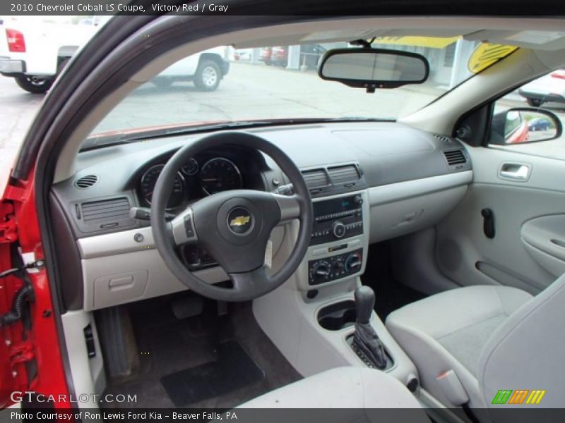 Victory Red / Gray 2010 Chevrolet Cobalt LS Coupe