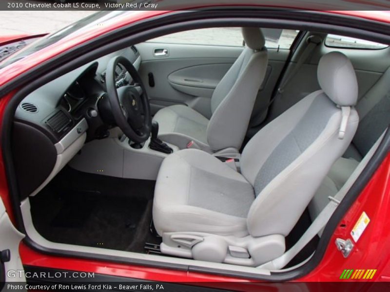 Victory Red / Gray 2010 Chevrolet Cobalt LS Coupe