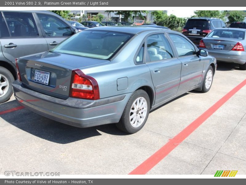 Platinum Green Metallic / Light Sand 2001 Volvo S80 2.9
