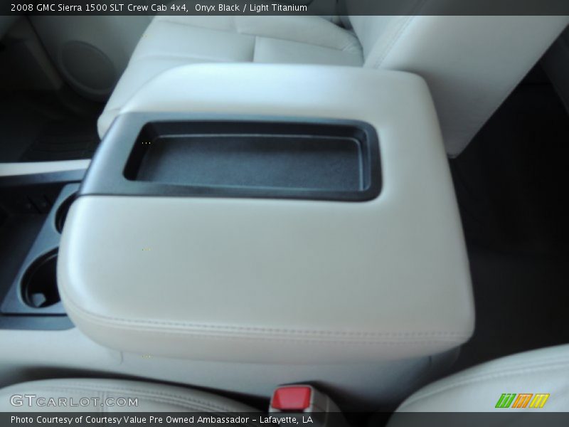 Onyx Black / Light Titanium 2008 GMC Sierra 1500 SLT Crew Cab 4x4