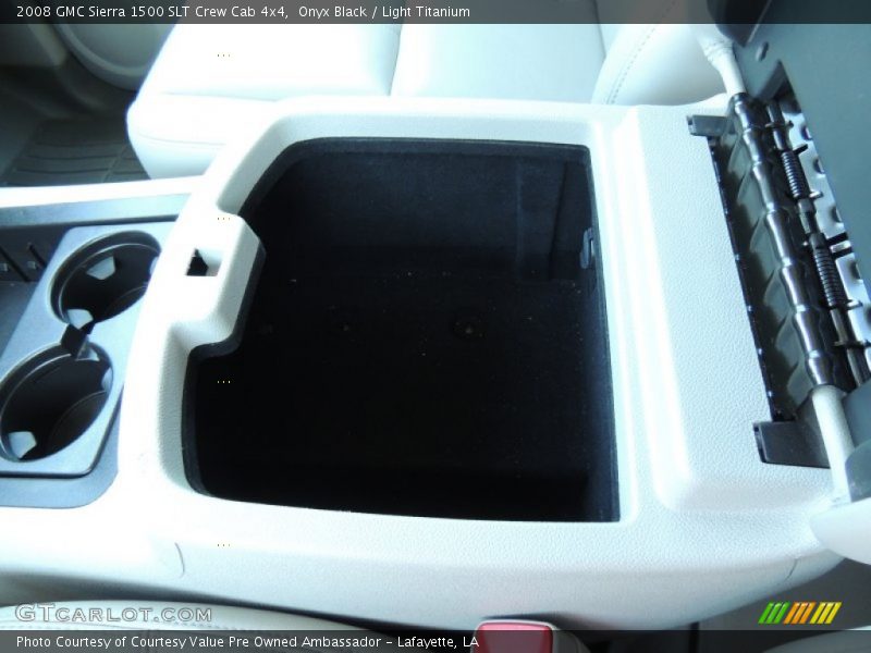 Onyx Black / Light Titanium 2008 GMC Sierra 1500 SLT Crew Cab 4x4