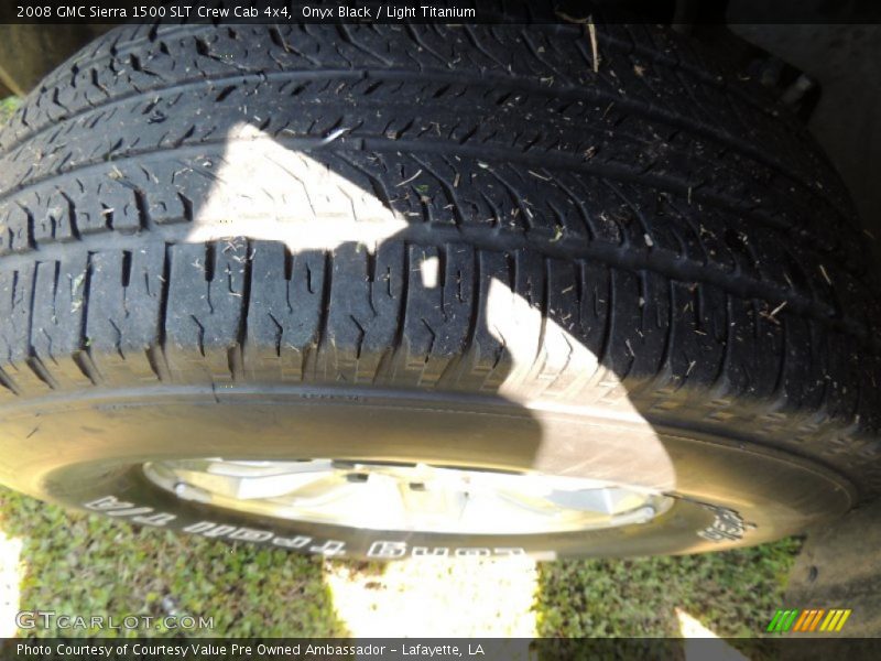 Onyx Black / Light Titanium 2008 GMC Sierra 1500 SLT Crew Cab 4x4