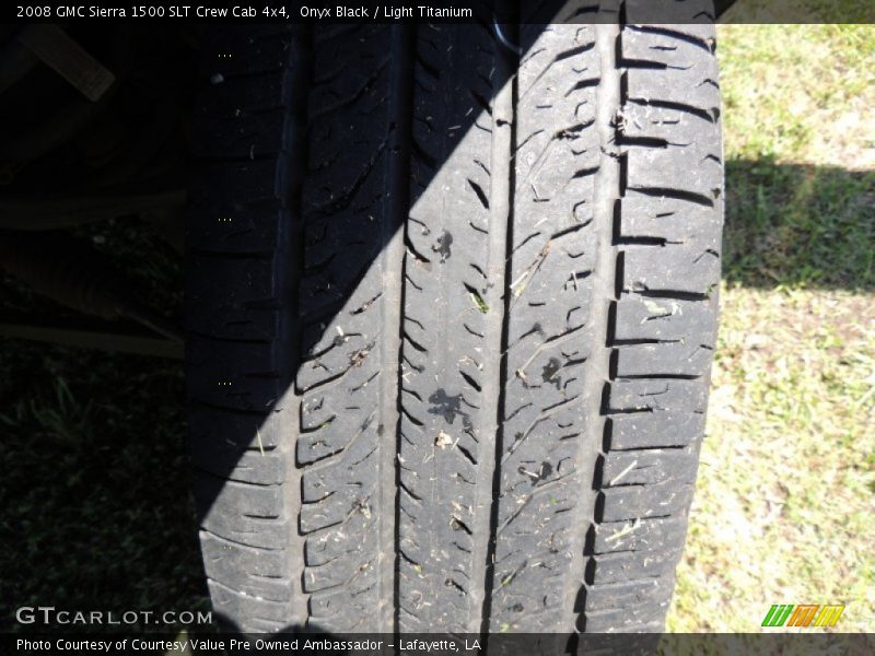 Onyx Black / Light Titanium 2008 GMC Sierra 1500 SLT Crew Cab 4x4