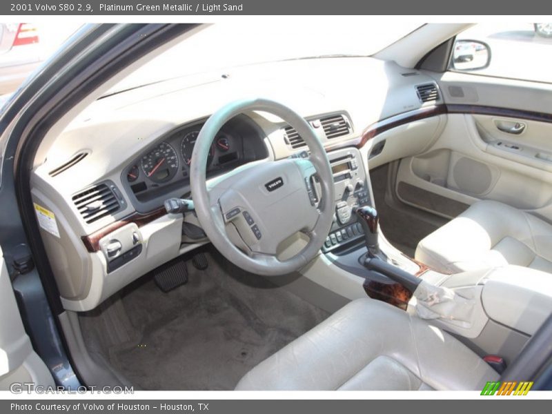 Platinum Green Metallic / Light Sand 2001 Volvo S80 2.9