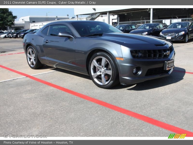 Cyber Gray Metallic / Gray 2011 Chevrolet Camaro SS/RS Coupe
