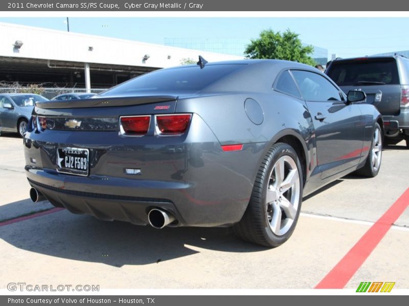 Cyber Gray Metallic / Gray 2011 Chevrolet Camaro SS/RS Coupe