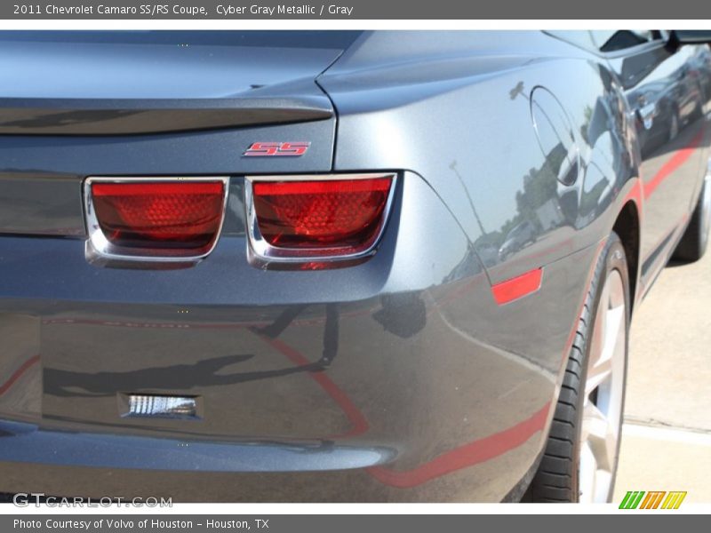 Cyber Gray Metallic / Gray 2011 Chevrolet Camaro SS/RS Coupe