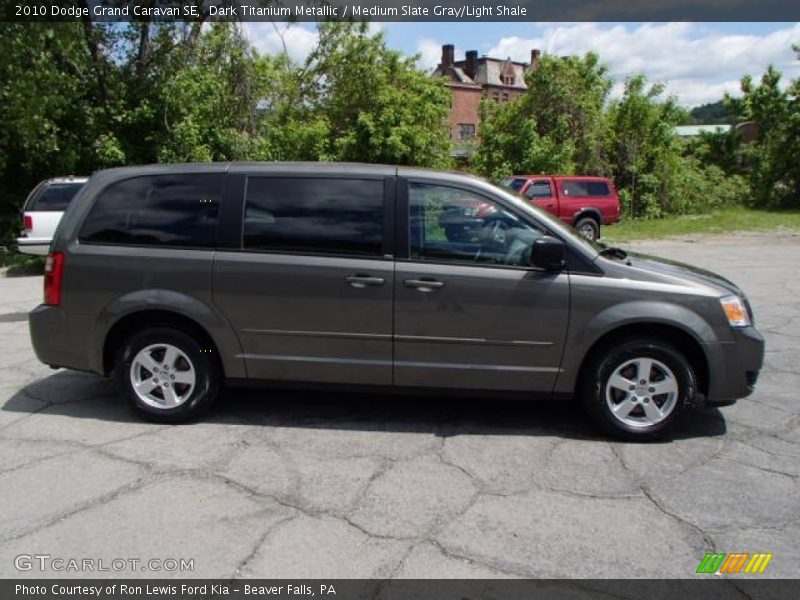 Dark Titanium Metallic / Medium Slate Gray/Light Shale 2010 Dodge Grand Caravan SE