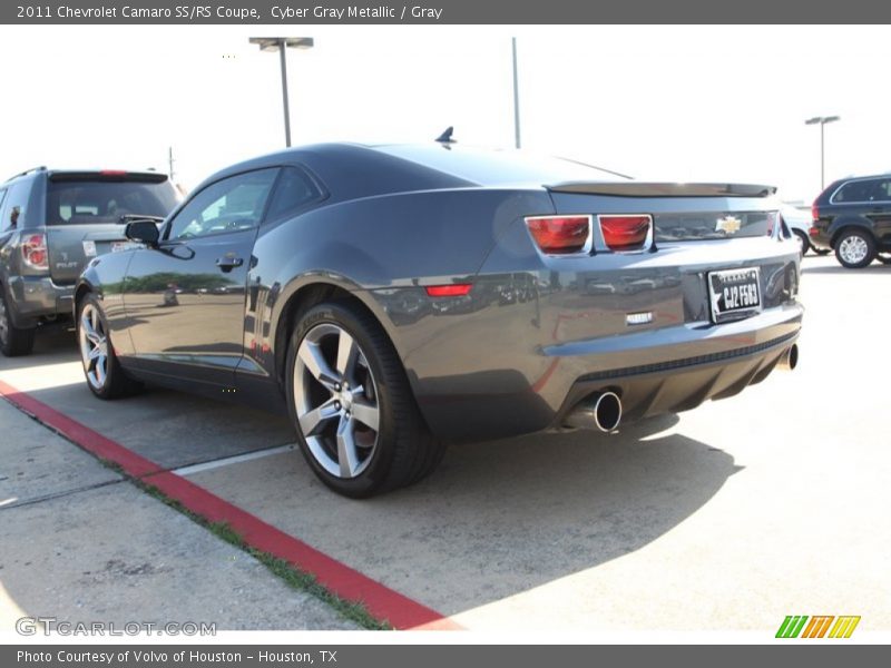 Cyber Gray Metallic / Gray 2011 Chevrolet Camaro SS/RS Coupe