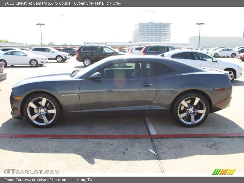 Cyber Gray Metallic / Gray 2011 Chevrolet Camaro SS/RS Coupe