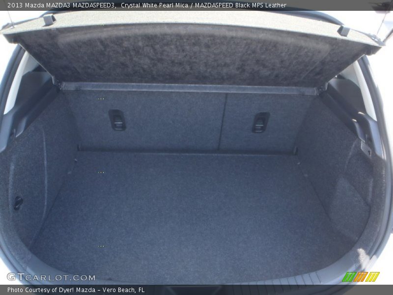 Crystal White Pearl Mica / MAZDASPEED Black MPS Leather 2013 Mazda MAZDA3 MAZDASPEED3