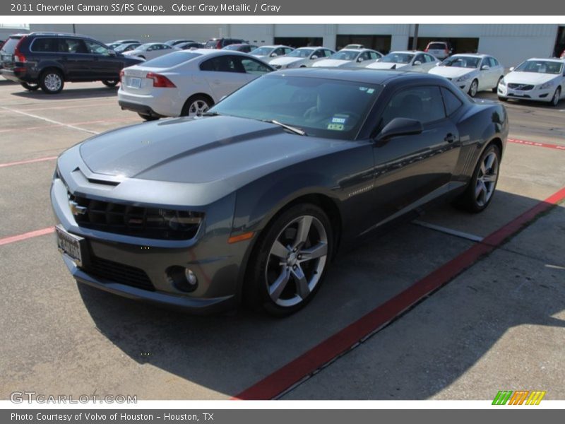 Cyber Gray Metallic / Gray 2011 Chevrolet Camaro SS/RS Coupe
