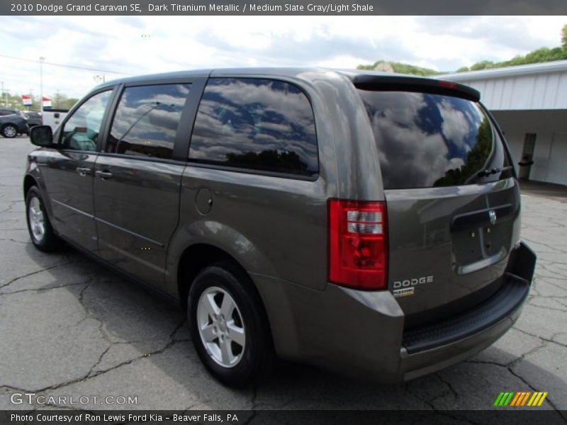 Dark Titanium Metallic / Medium Slate Gray/Light Shale 2010 Dodge Grand Caravan SE