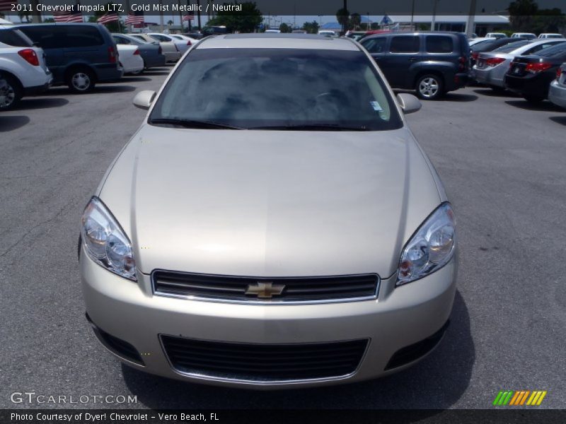 Gold Mist Metallic / Neutral 2011 Chevrolet Impala LTZ