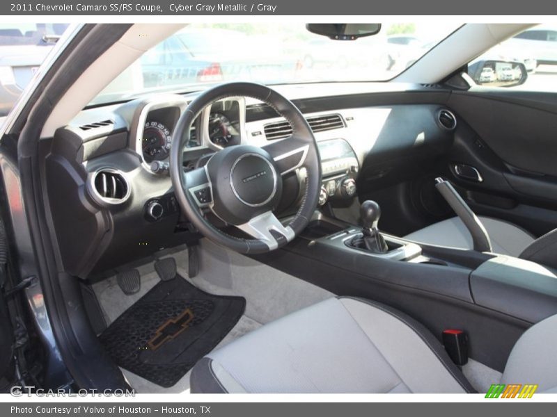 Cyber Gray Metallic / Gray 2011 Chevrolet Camaro SS/RS Coupe