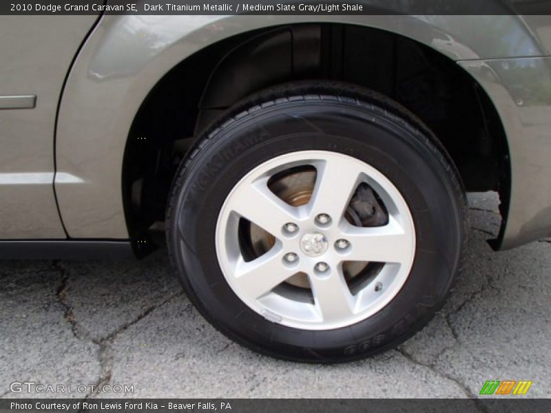 Dark Titanium Metallic / Medium Slate Gray/Light Shale 2010 Dodge Grand Caravan SE