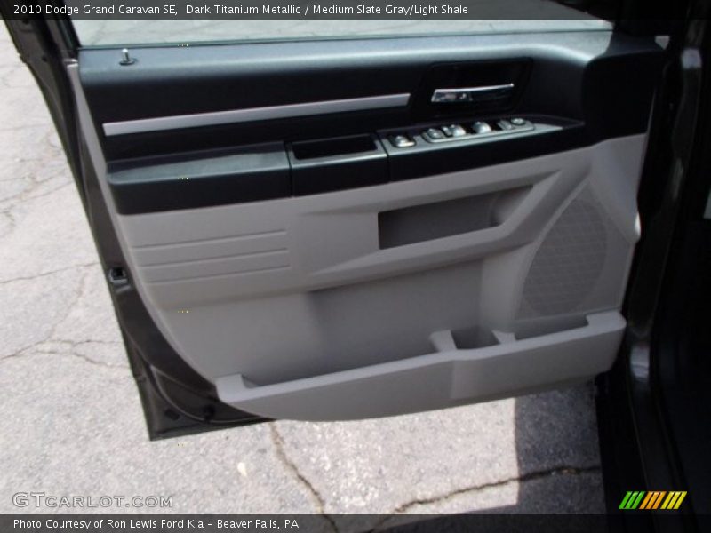 Dark Titanium Metallic / Medium Slate Gray/Light Shale 2010 Dodge Grand Caravan SE
