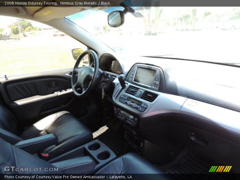 Nimbus Gray Metallic / Black 2008 Honda Odyssey Touring