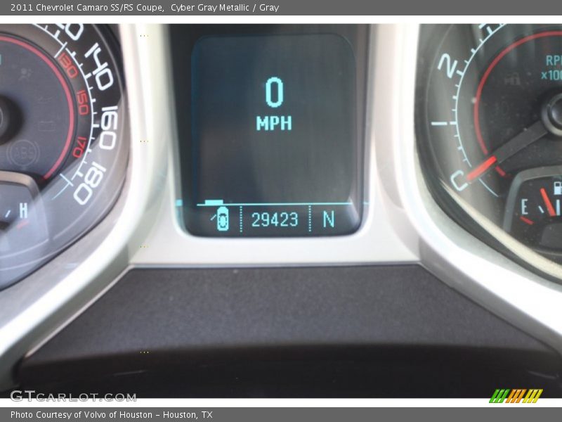 Cyber Gray Metallic / Gray 2011 Chevrolet Camaro SS/RS Coupe