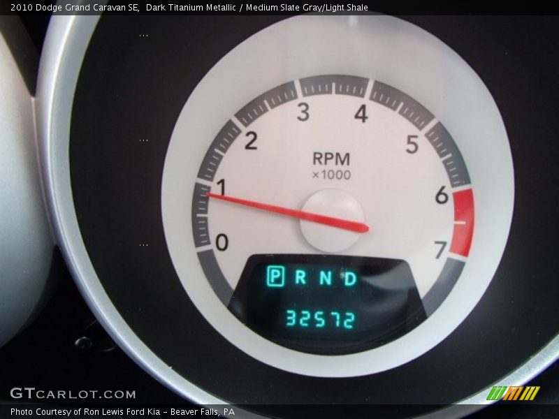 Dark Titanium Metallic / Medium Slate Gray/Light Shale 2010 Dodge Grand Caravan SE