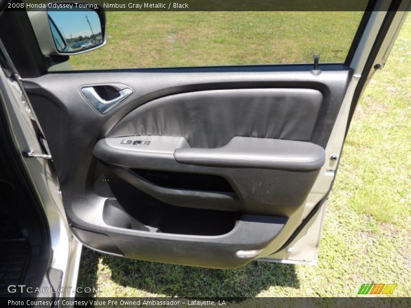 Nimbus Gray Metallic / Black 2008 Honda Odyssey Touring