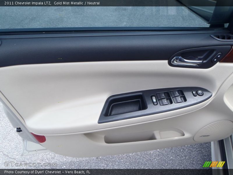 Gold Mist Metallic / Neutral 2011 Chevrolet Impala LTZ