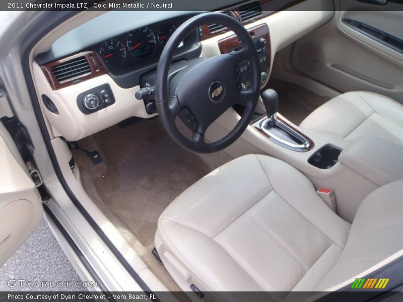 Gold Mist Metallic / Neutral 2011 Chevrolet Impala LTZ