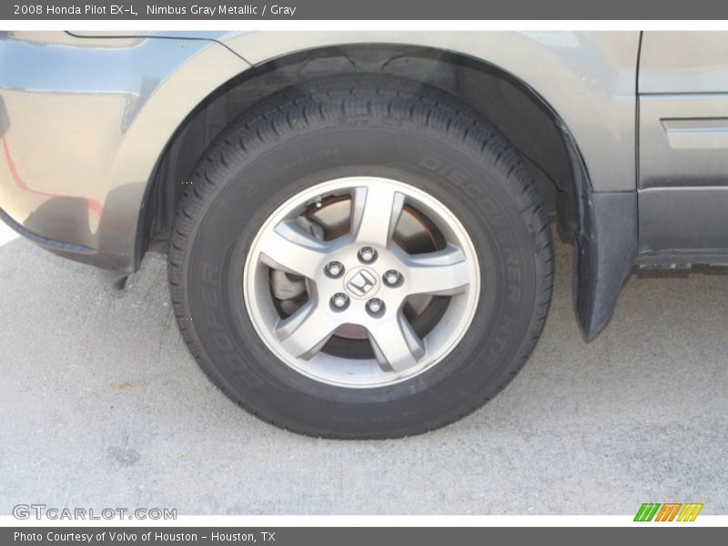 Nimbus Gray Metallic / Gray 2008 Honda Pilot EX-L