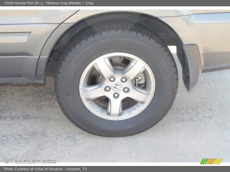 Nimbus Gray Metallic / Gray 2008 Honda Pilot EX-L