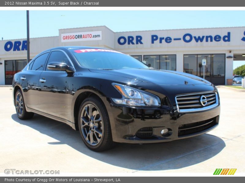 Super Black / Charcoal 2012 Nissan Maxima 3.5 SV