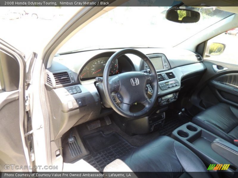Nimbus Gray Metallic / Black 2008 Honda Odyssey Touring