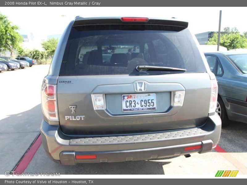 Nimbus Gray Metallic / Gray 2008 Honda Pilot EX-L