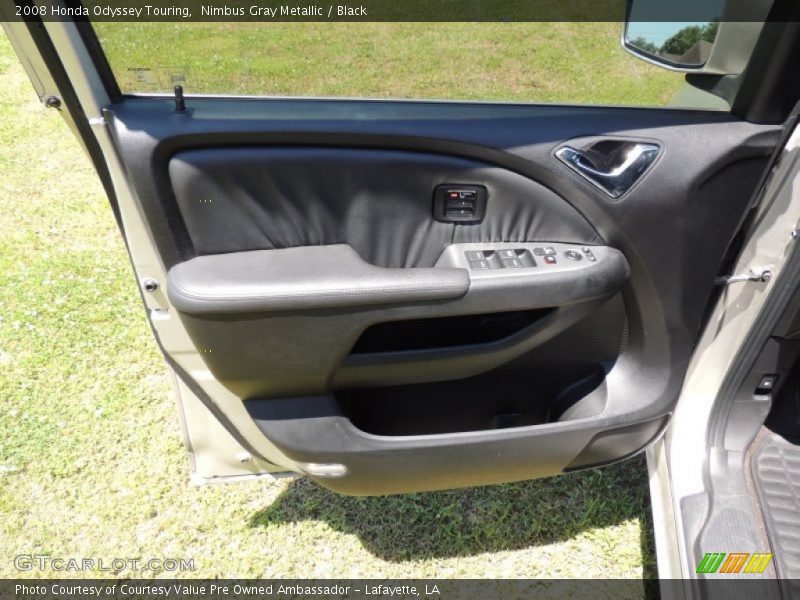 Nimbus Gray Metallic / Black 2008 Honda Odyssey Touring