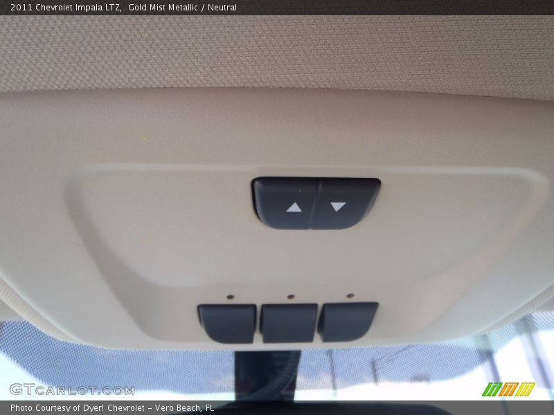 Gold Mist Metallic / Neutral 2011 Chevrolet Impala LTZ