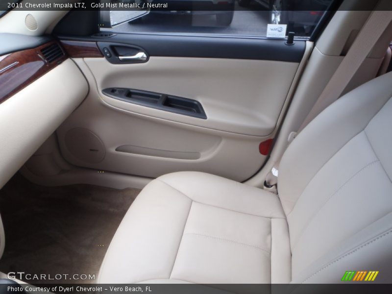 Gold Mist Metallic / Neutral 2011 Chevrolet Impala LTZ