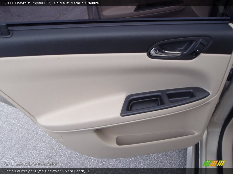 Gold Mist Metallic / Neutral 2011 Chevrolet Impala LTZ