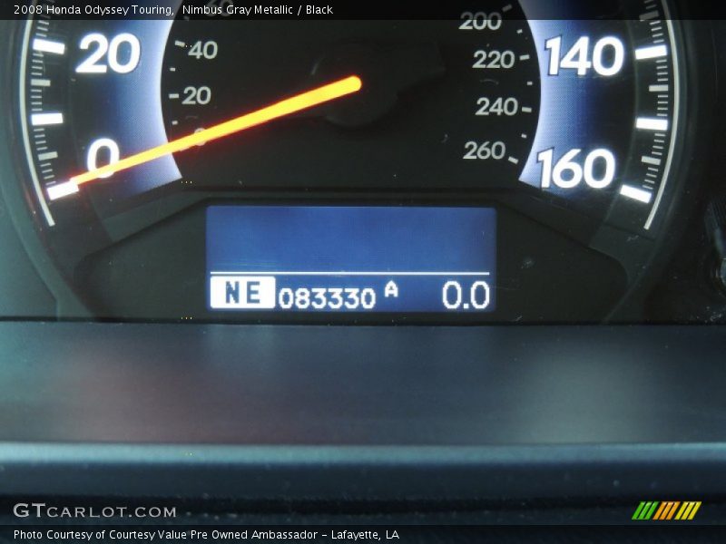 Nimbus Gray Metallic / Black 2008 Honda Odyssey Touring