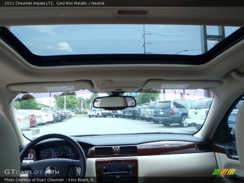 Gold Mist Metallic / Neutral 2011 Chevrolet Impala LTZ