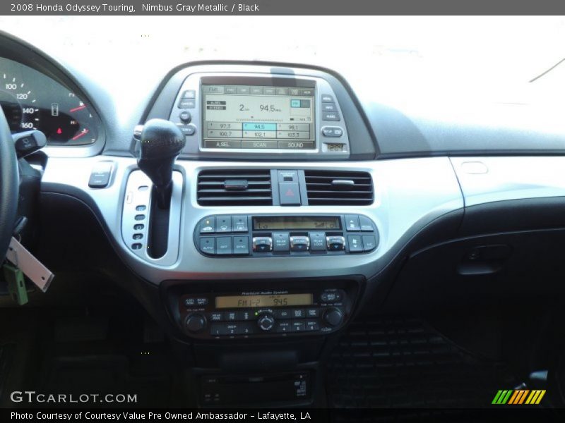 Nimbus Gray Metallic / Black 2008 Honda Odyssey Touring