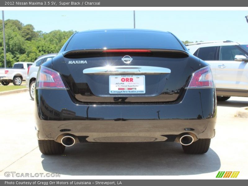Super Black / Charcoal 2012 Nissan Maxima 3.5 SV