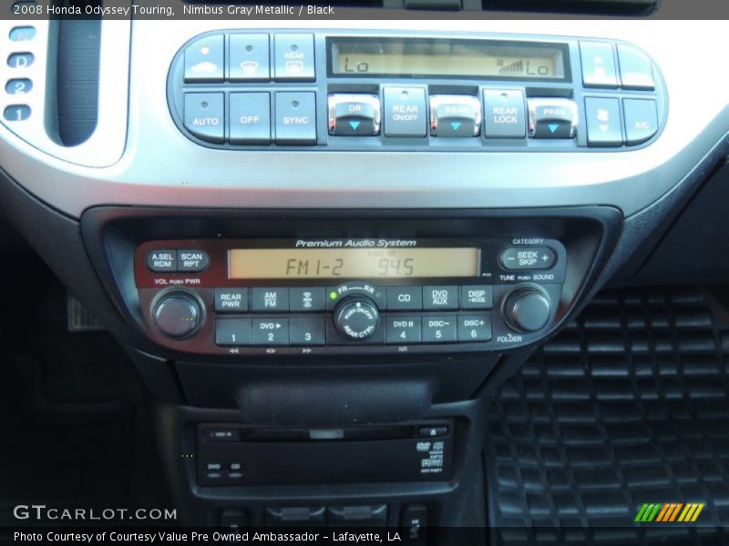 Nimbus Gray Metallic / Black 2008 Honda Odyssey Touring