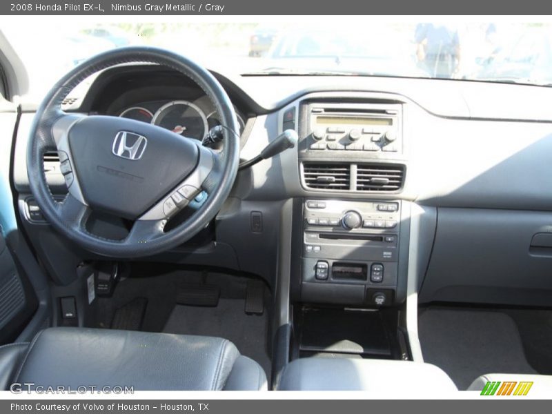 Nimbus Gray Metallic / Gray 2008 Honda Pilot EX-L