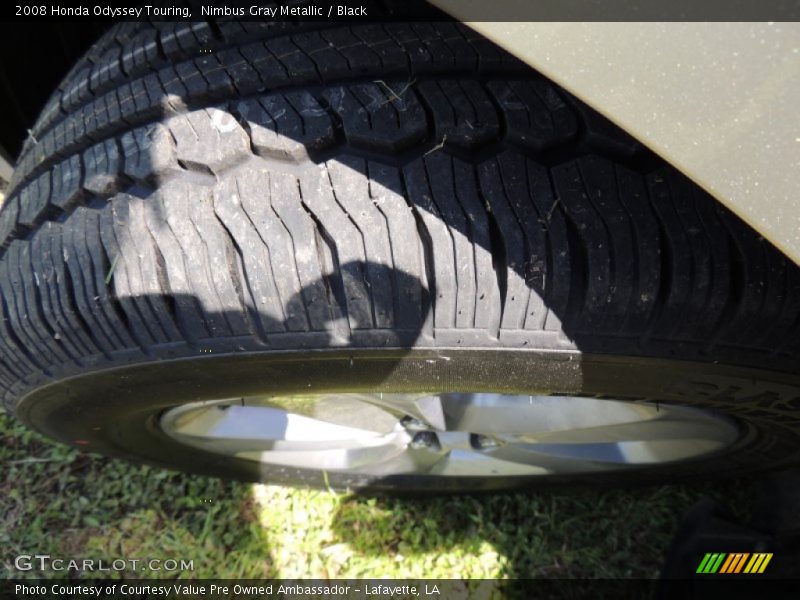 Nimbus Gray Metallic / Black 2008 Honda Odyssey Touring