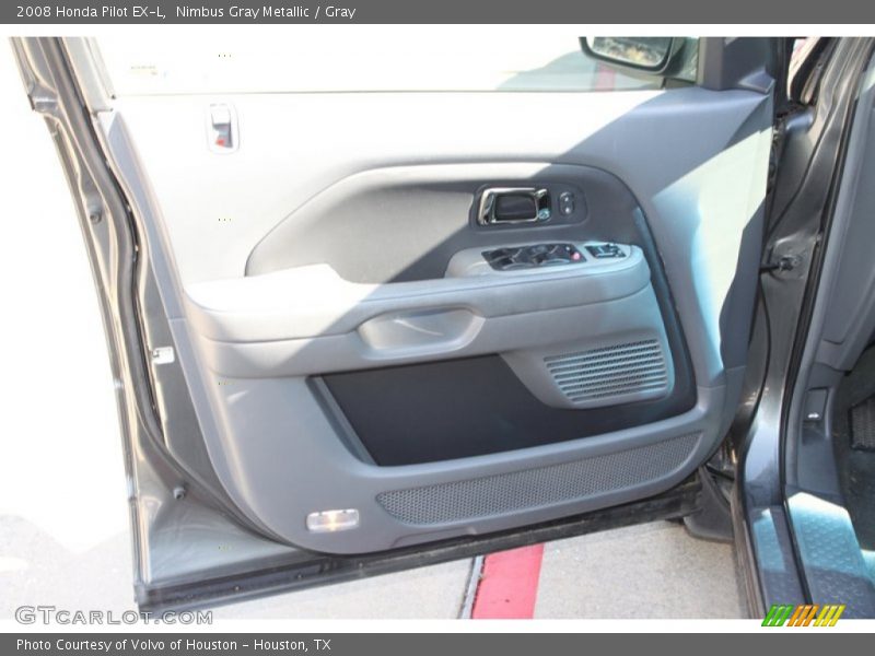 Nimbus Gray Metallic / Gray 2008 Honda Pilot EX-L