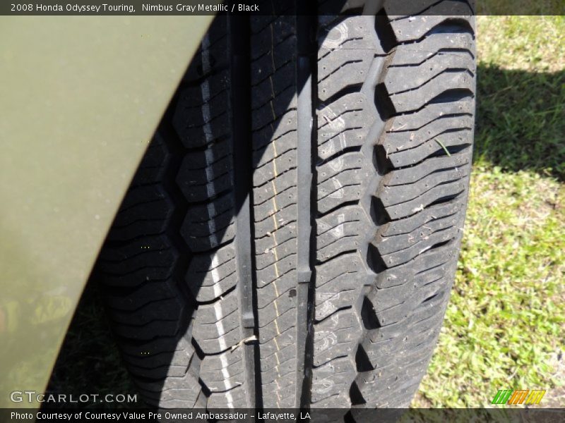 Nimbus Gray Metallic / Black 2008 Honda Odyssey Touring