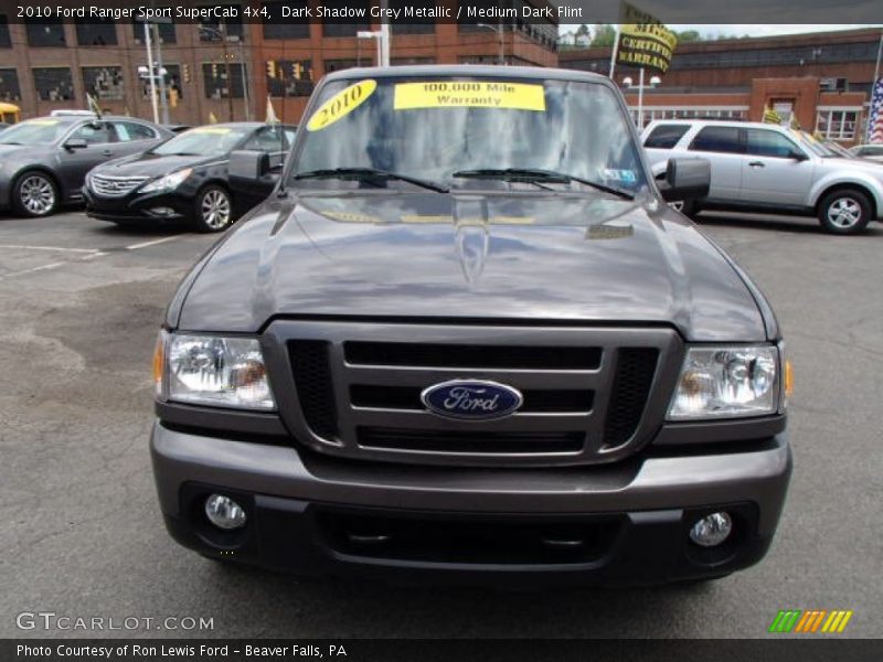 Dark Shadow Grey Metallic / Medium Dark Flint 2010 Ford Ranger Sport SuperCab 4x4