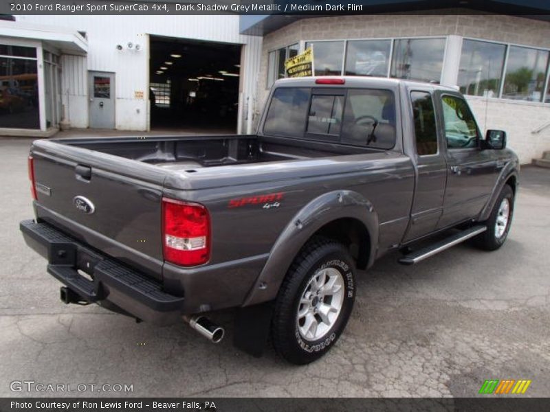 Dark Shadow Grey Metallic / Medium Dark Flint 2010 Ford Ranger Sport SuperCab 4x4