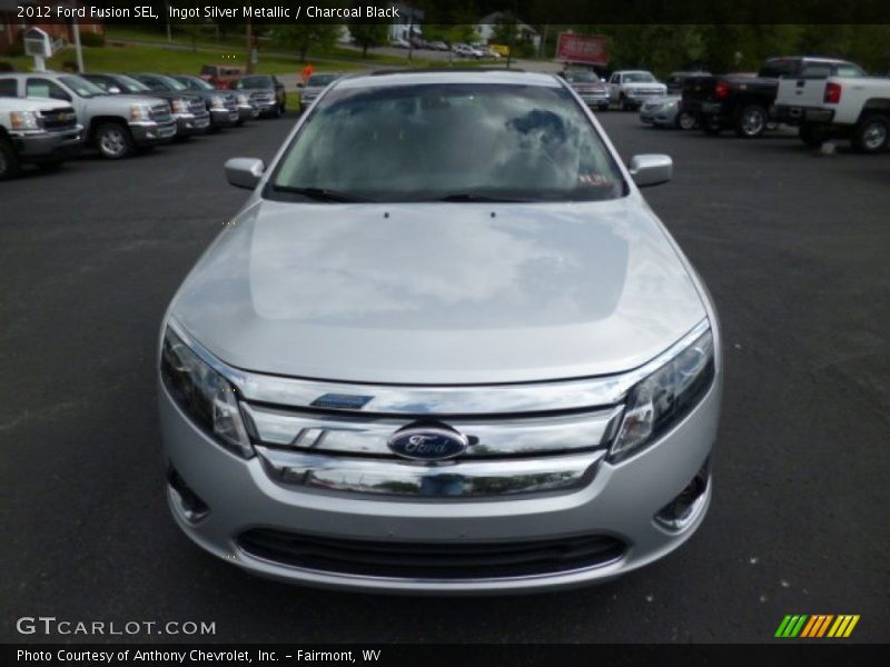 Ingot Silver Metallic / Charcoal Black 2012 Ford Fusion SEL