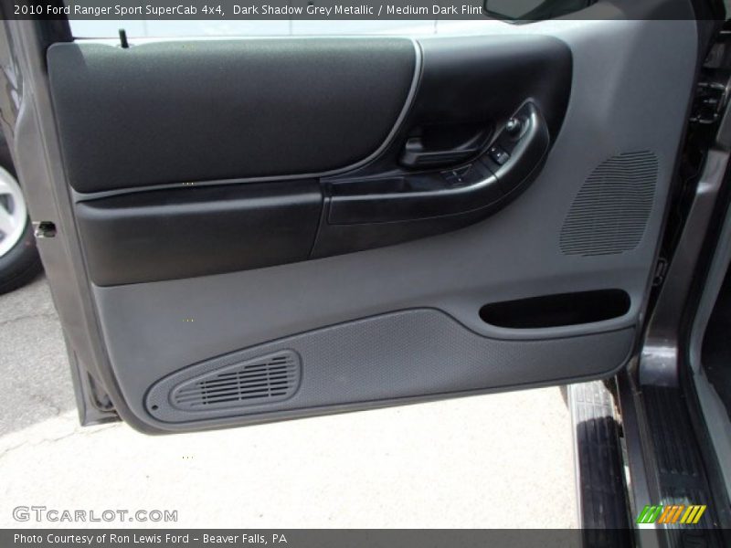 Dark Shadow Grey Metallic / Medium Dark Flint 2010 Ford Ranger Sport SuperCab 4x4
